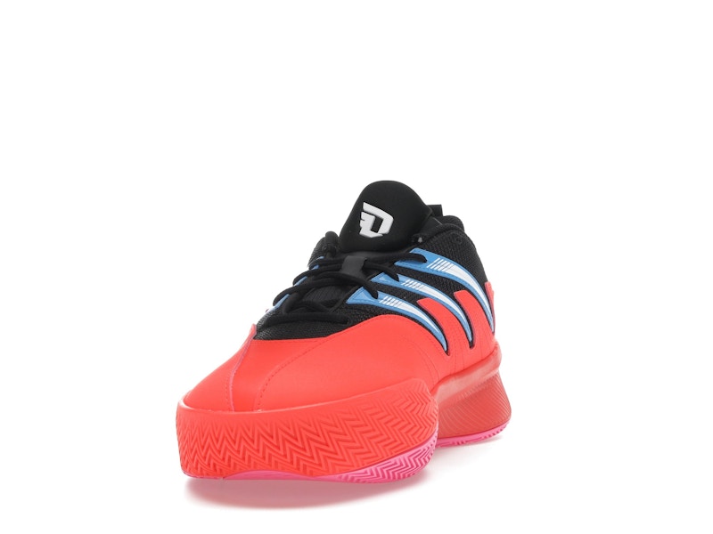 adidas Dame Certified 3 Low Solar Red Core Black Cloud White