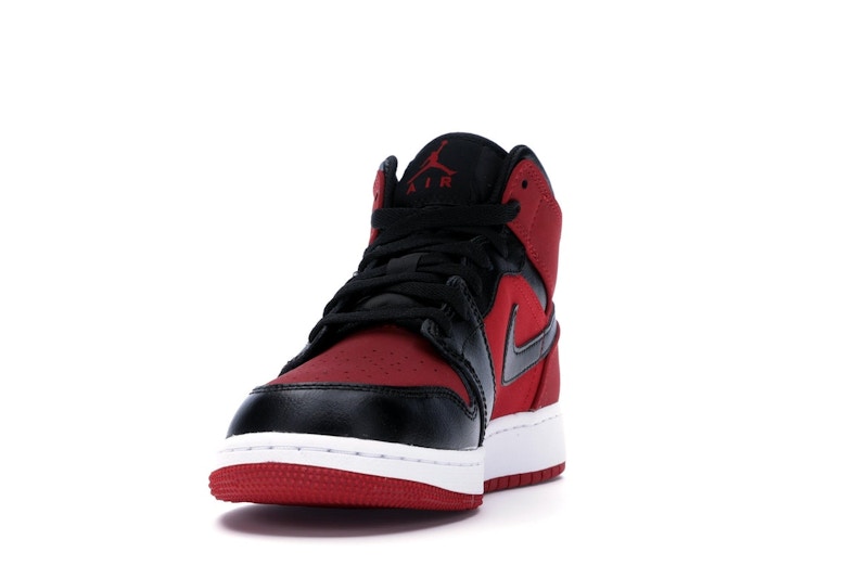 Jordan 1 Mid Gym Red Black (GS)