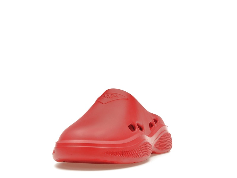 Prada Foam Rubber Mule Red