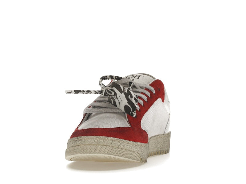 OFF-WHITE Vulcanized 5.0 Low Top White Red