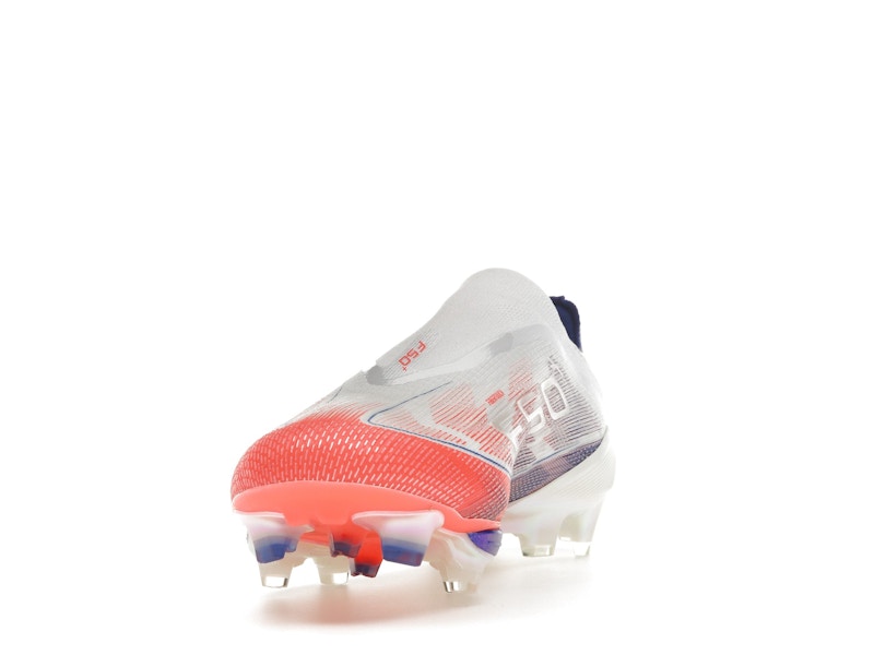 adidas F50+ Elite Laceless FG Cloud White Solar Red