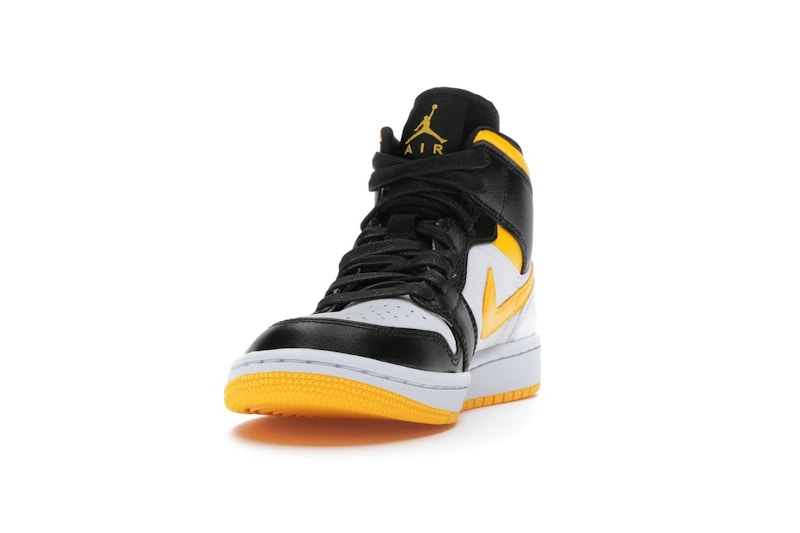 Jordan 1 Mid Laser Orange Black (Women's)