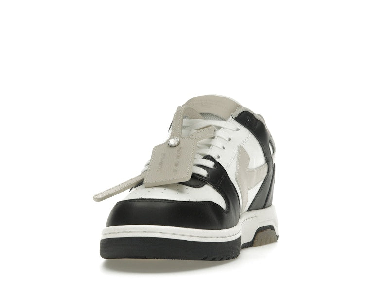OFF-WHITE Out Of Office OOO Low Tops Black Beige