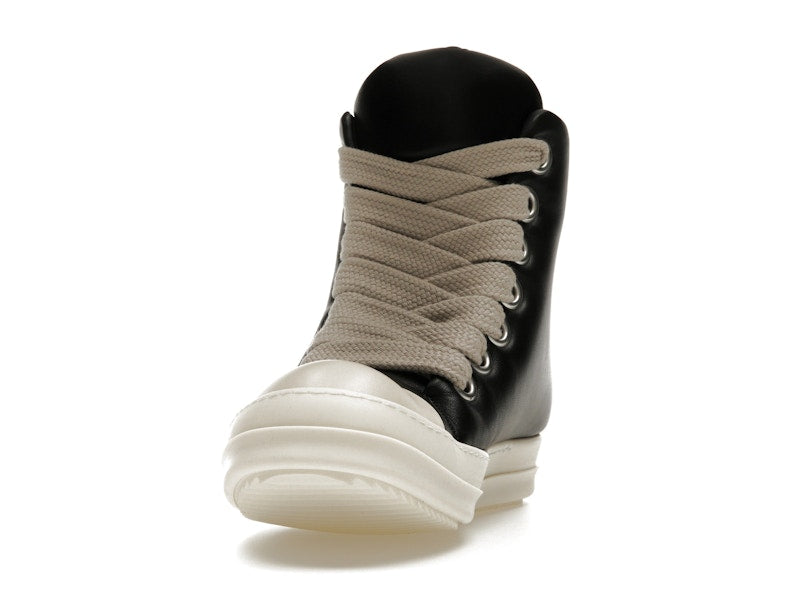 Rick Owens Jumbo Lace Padded Sneaks Black Milk
