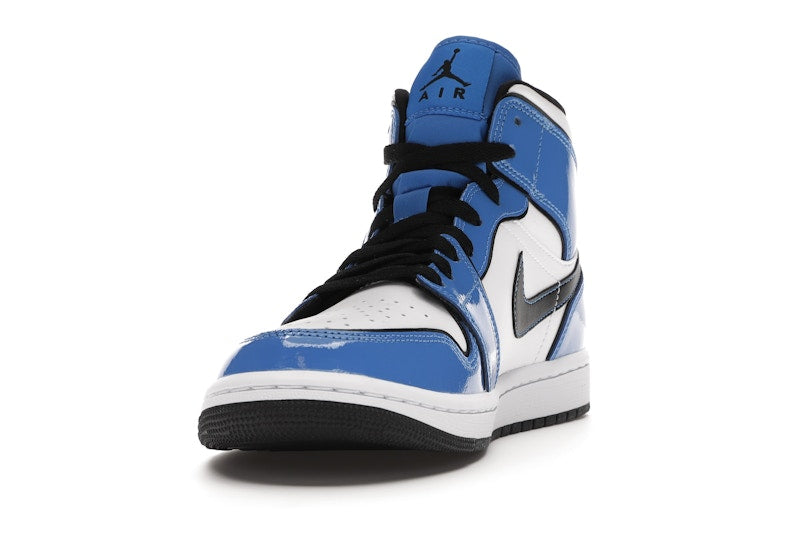 Jordan 1 Mid Signal Blue