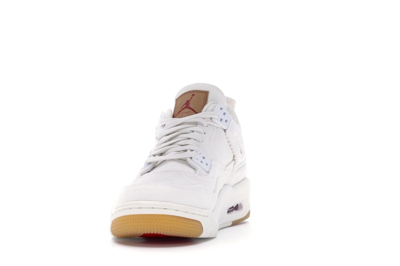 Jordan 4 Retro Levi's White (GS) (Levi's Tag)