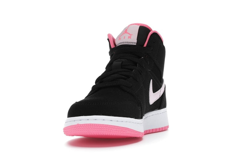 Jordan 1 Mid Black Digital Pink (GS)
