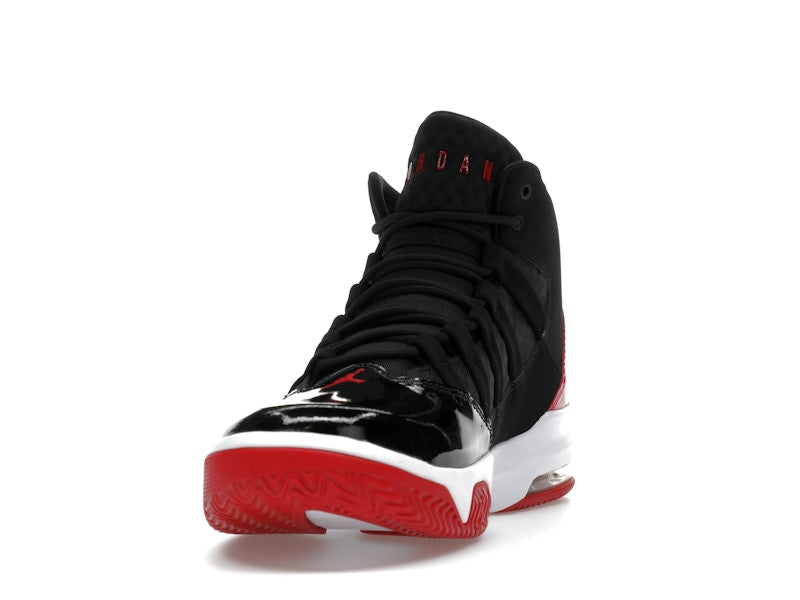 Jordan Max Aura Black Red Patent