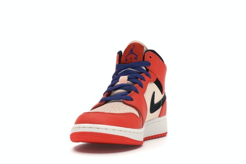Jordan 1 Mid Team Orange Black (GS)