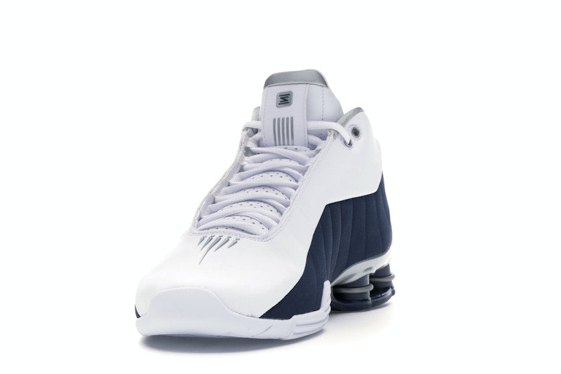 Nike Shox BB4 White Silver Navy