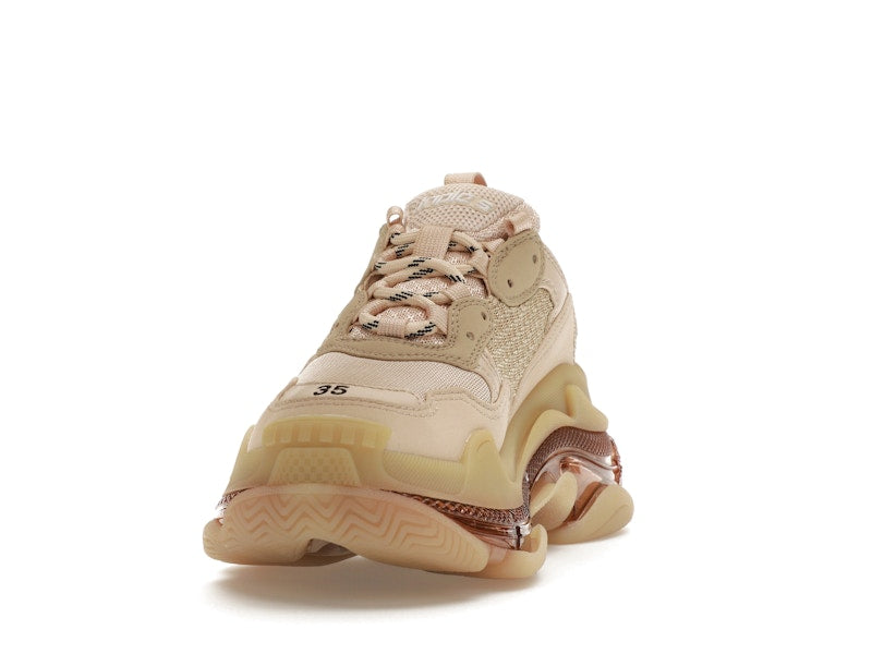 Balenciaga Triple S Clear Sole Beige (Women's)