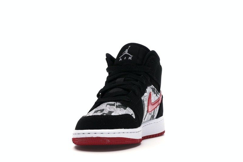 Jordan 1 Mid Newspaper Air Times (GS)