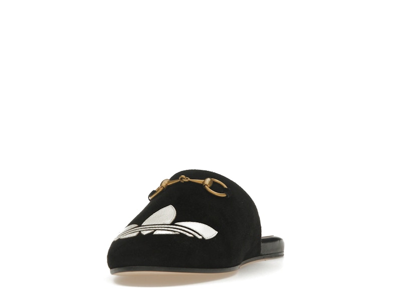 Gucci x Adidas Trefoil Slipper Black (Women's)