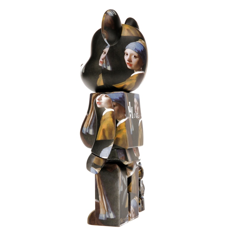 Bearbrick Johannes Vermeer (Girl with a Pearl Earring) 100% & 400% Set