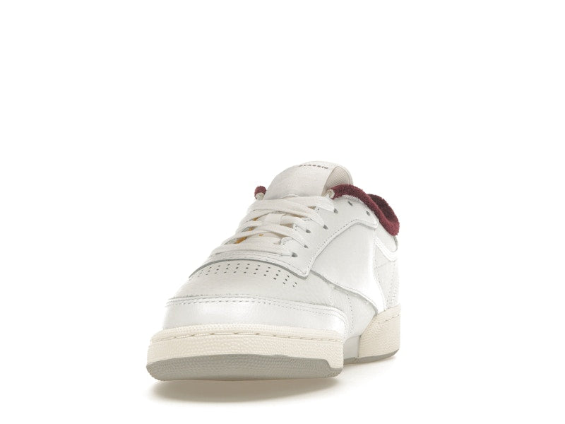 Reebok Club C 85 Packer Shoes Chalk White Maroon