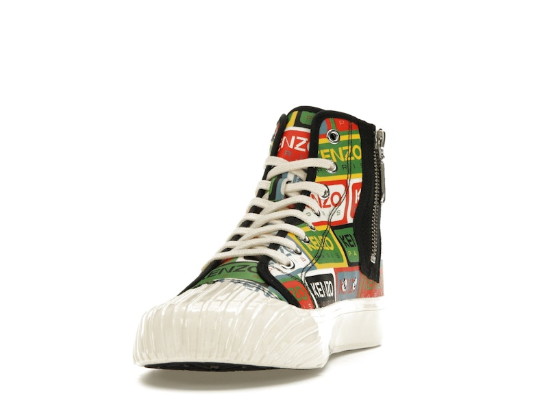 Kenzo School High Top Trainers Multi