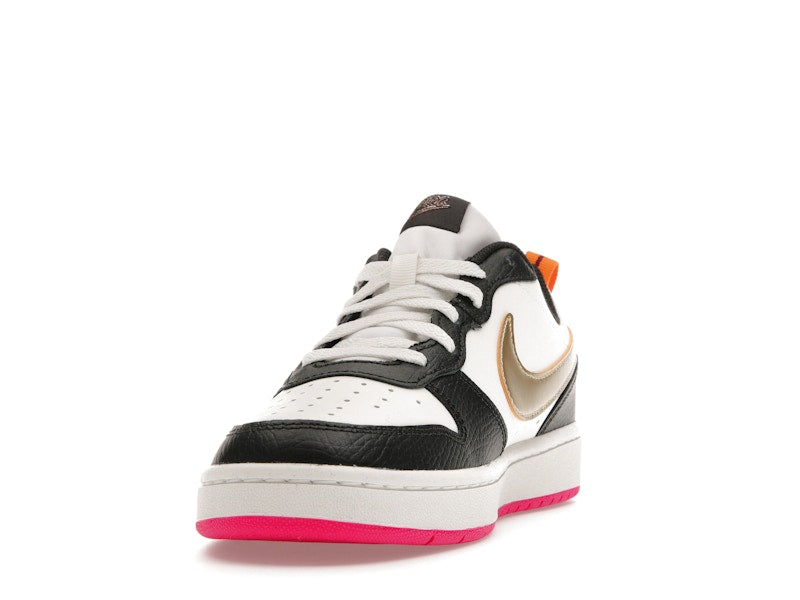 Nike Court Borough Low 2 Off Noir Pink Prime (GS)