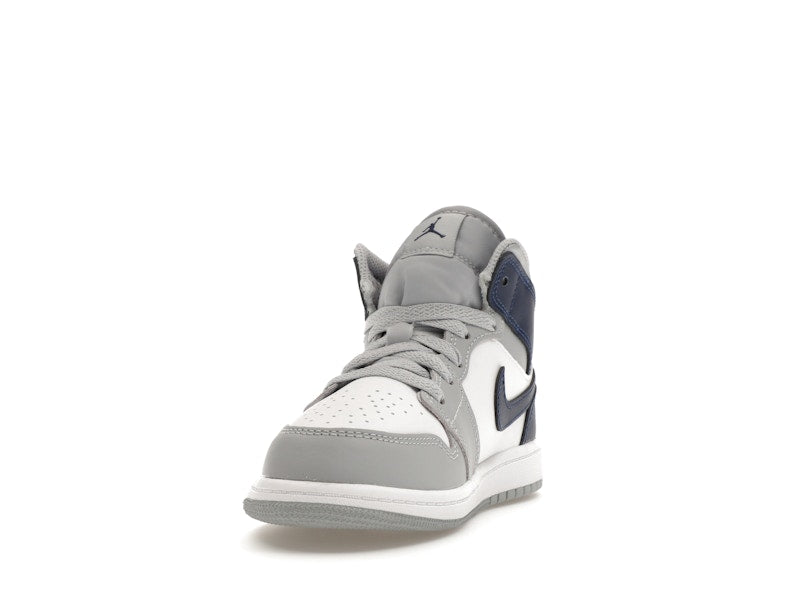 Jordan 1 Mid Wolf Grey Midnight Navy (PS)