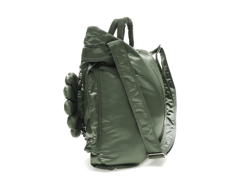 Takashi Murakami x PORTER 2Way Helmet Bag Sage Green