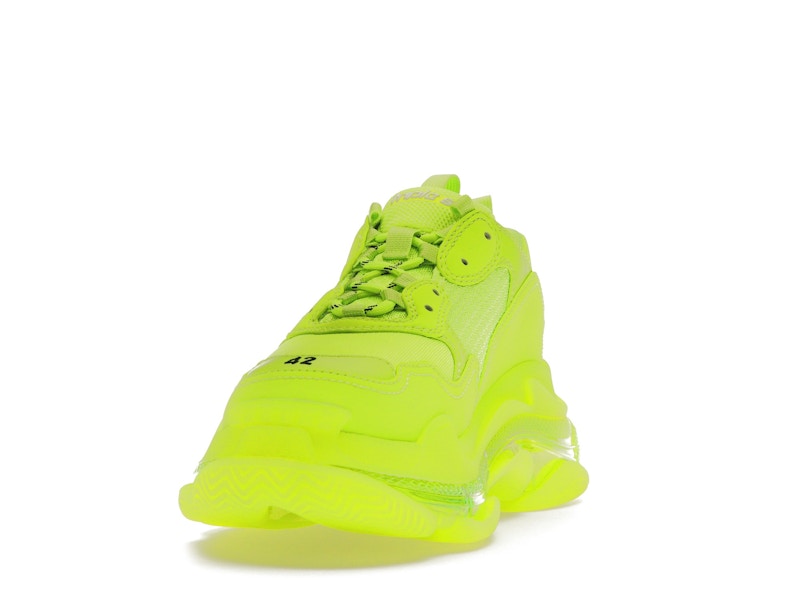 Balenciaga Triple S Clear Sole Fluo Yellow