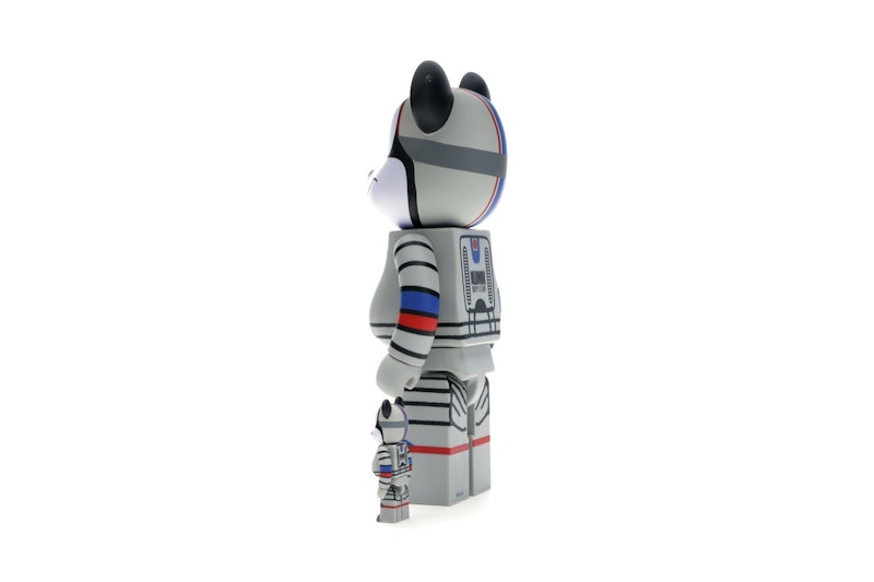 Bearbrick x Billionaire Boys Club x Mickey Mouse Astronaut 100% & 400% Set Multicolor