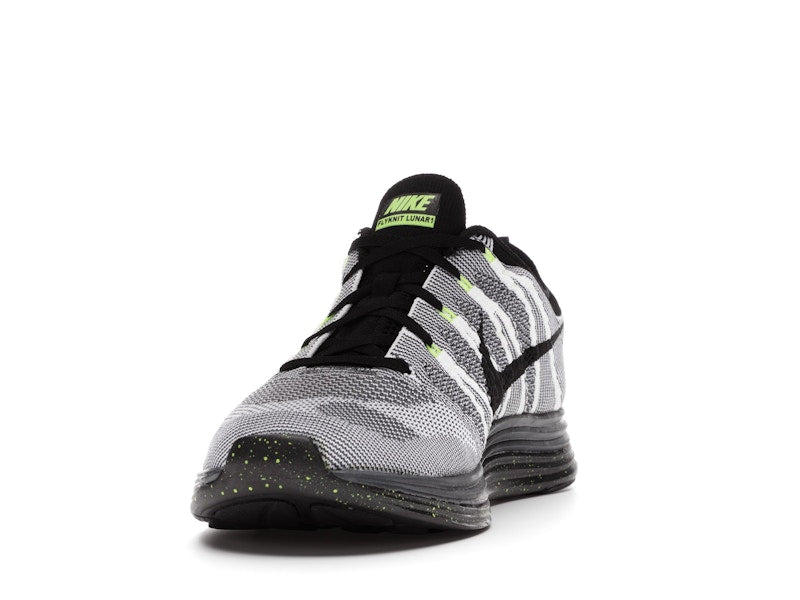 Nike Flyknit Lunar1+ White Black Volt
