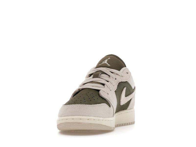Jordan 1 Low SE Medium Olive Sail (GS)