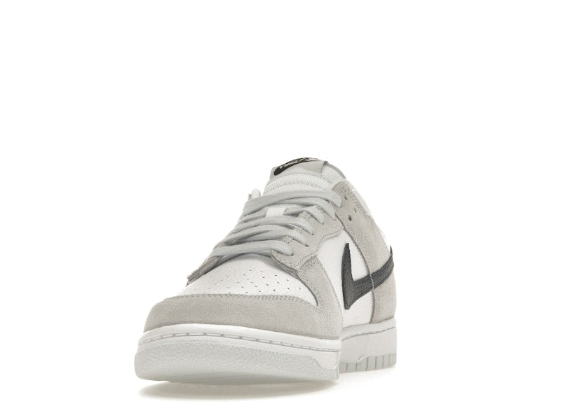 Nike Dunk Low White Grey Navy Aqua Mini Swoosh