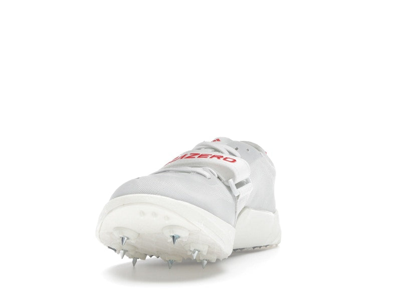 adidas Adizero TJ/PV Track and Field Cloud White Core Black Lucid Red