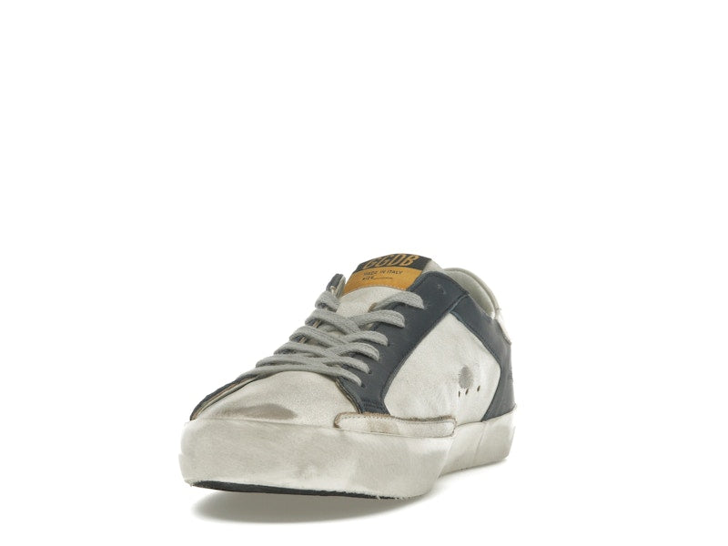 Golden Goose Super Star White Dark Blue Gun Metal