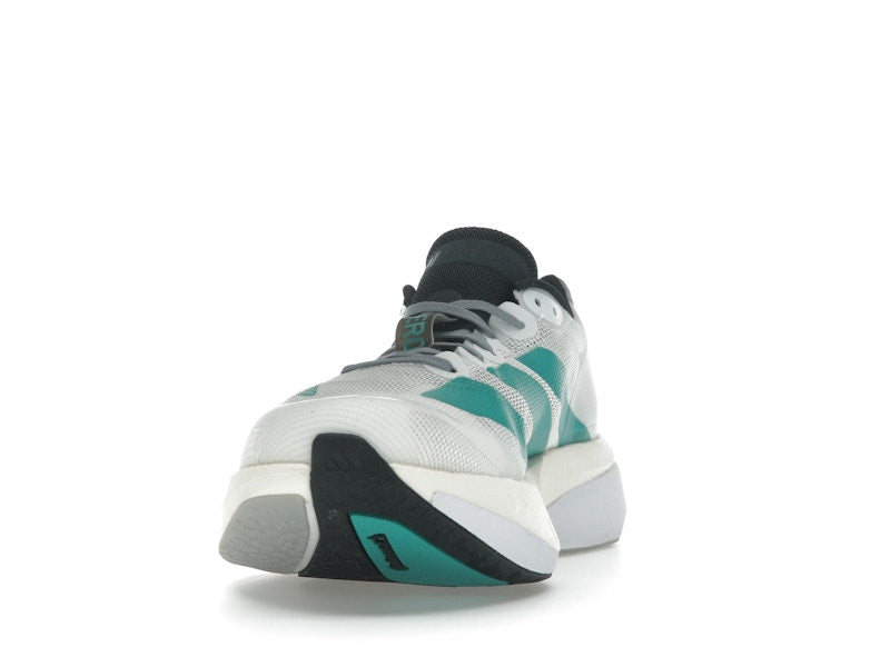 adidas Adizero Boston 13 White Pure Teal