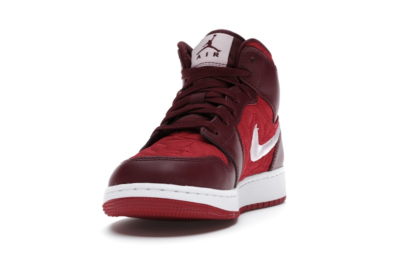Jordan 1 Mid SE Red Quilt (GS)