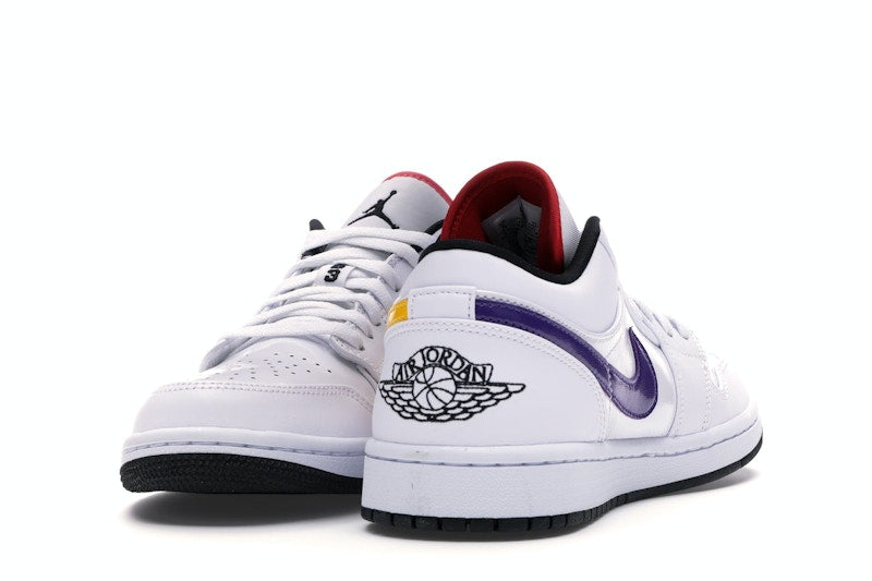 Jordan 1 Low White Multi-Color