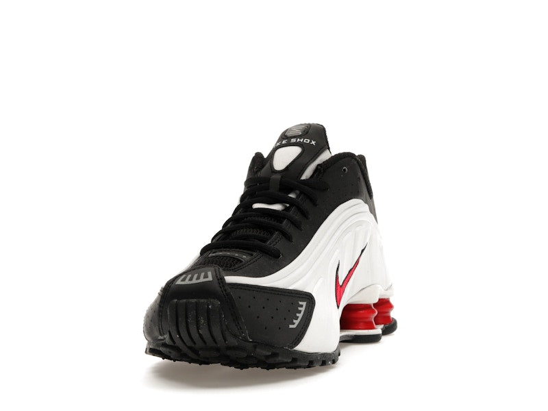 Nike Shox R4 Platinum Tint University Red Black