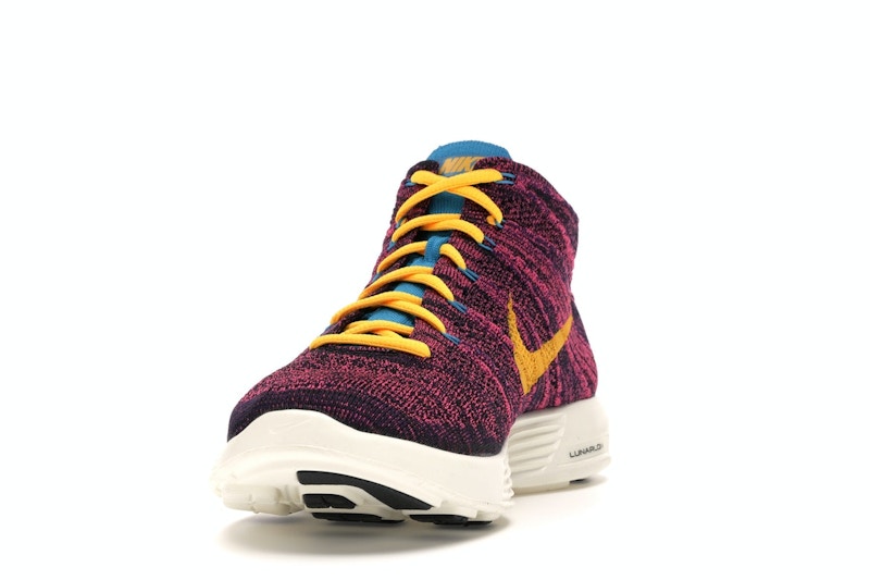 Nike Lunar Flyknit Chukka Grand Purple Laser Orange