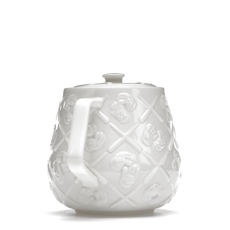 KAWS Ceramic Teapot White