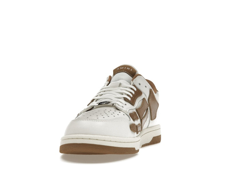 AMIRI Skel Top Low White Brown White