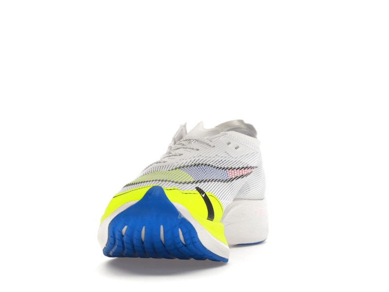 Nike ZoomX Vaporfly Next% 2 White Volt Racer Blue