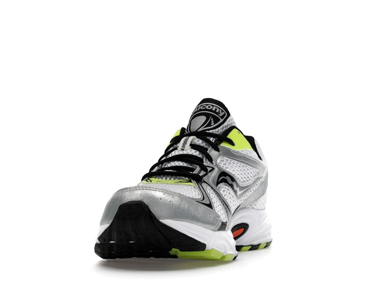 Saucony Grid Ride Millennium White Silver Lime Orange