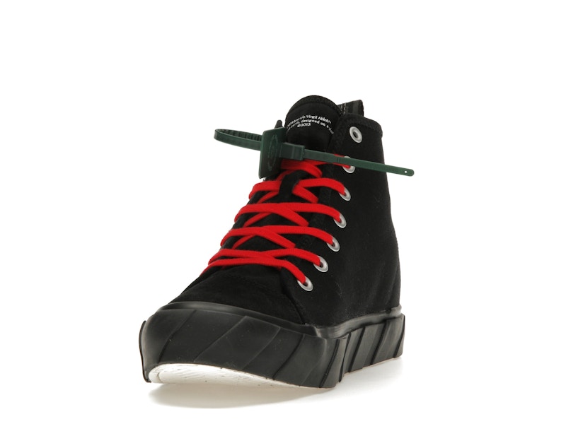 OFF-WHITE Vulcanized Hi Canvas Black Red