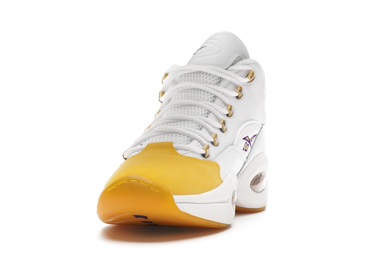 Reebok Question Mid Yellow Toe