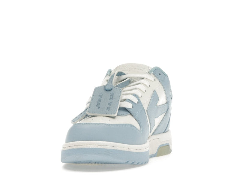 OFF-WHITE OOO Low Out Of Office Calf Leather White Light Blue