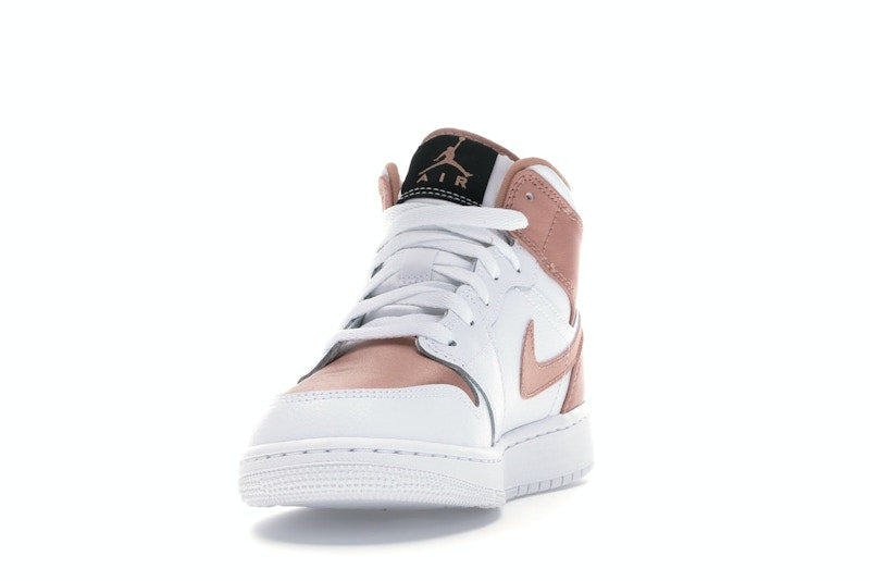 Jordan 1 Mid White Rose Gold (GS)