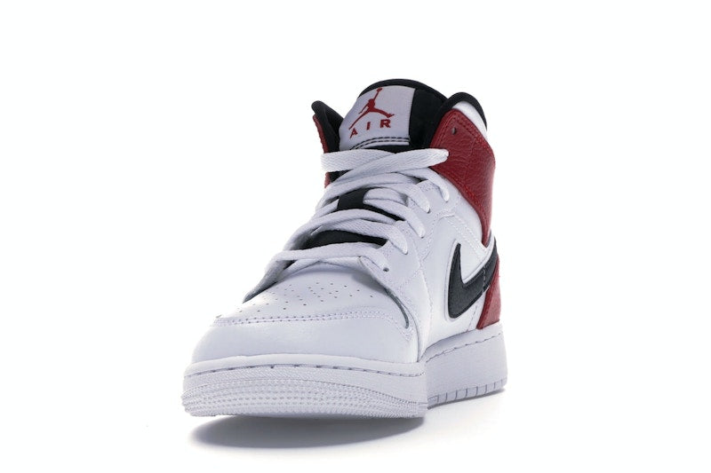 Jordan 1 Mid White Black Gym Red (GS)