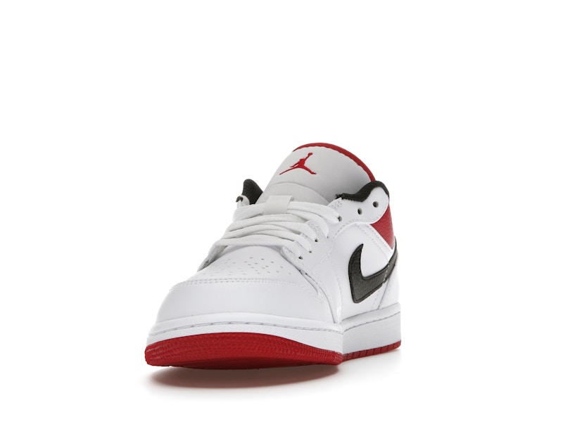 Jordan 1 Low White University Red Black