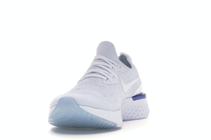 Nike Epic React Flyknit White Racer Blue (Women's)