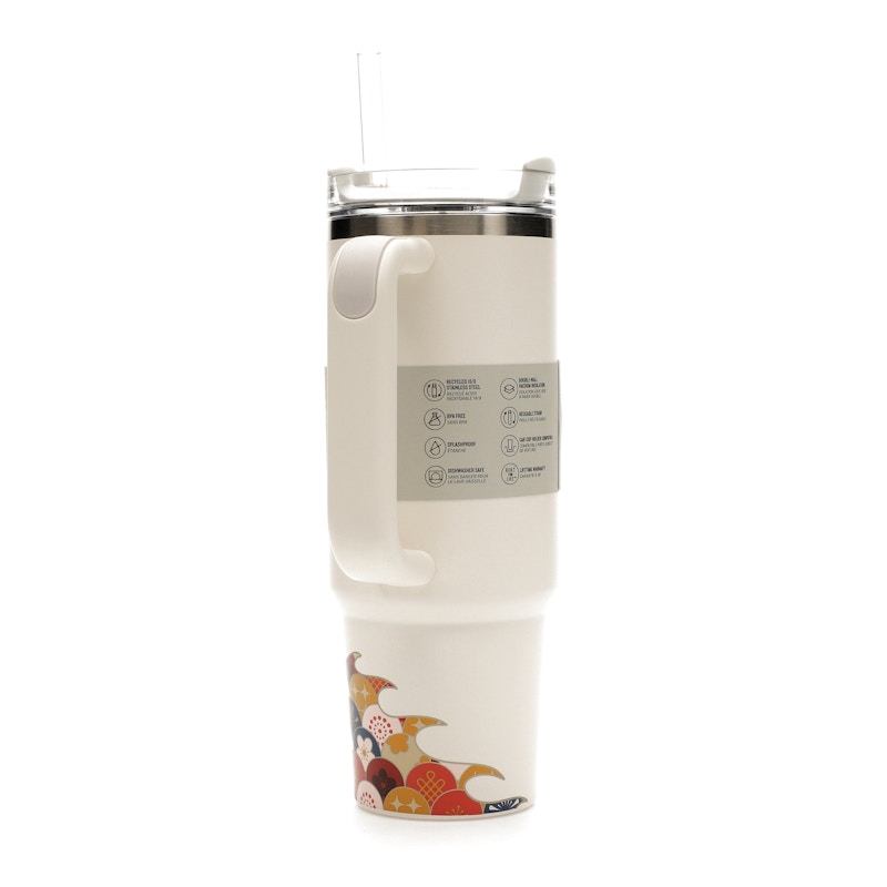 Stanley The Lunar New Year Limited Edition Flowstate Quencher 30oz Tumbler Cream Dragon