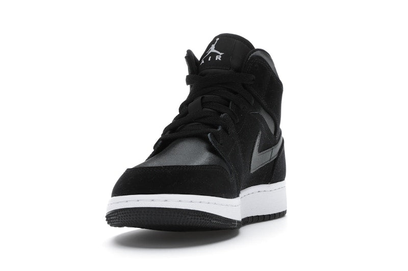 Jordan 1 Mid White Black Grey (GS)