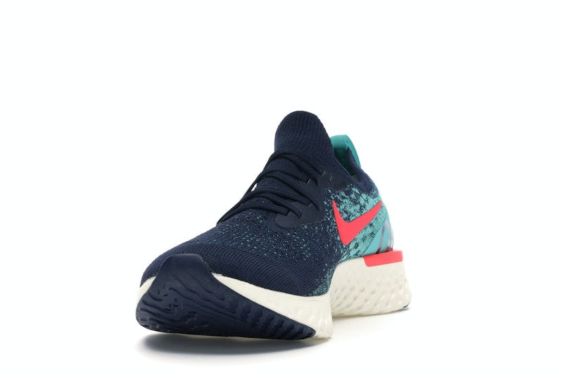 Nike Epic React Flyknit College Navy Hyper Jade