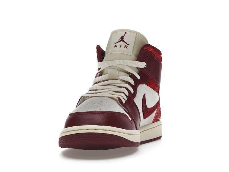 Jordan 1 Mid SE Tiki Leaf Team Red (Women's)